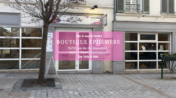 Les deux semaines de ma boutique éphémère sont passées comme l'éclair...