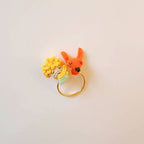 Bague Le Petit Prince et Renard - Micro-Crochet Amigurumi Fait Main
