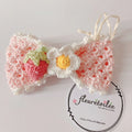 Barrettes à cheveux fraise Fleurétoilée