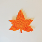 Barrette à Clip Crochet "Feuille d'Automne"