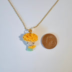 Collier Pendentif Modulable - Le Petit Prince, le Renard & l'Étoile au Crochet