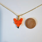 Collier Pendentif Modulable - Le Petit Prince, le Renard & l'Étoile au Crochet