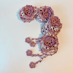 Écharpe d’été à motifs fleuris en lin, viscose et coton
