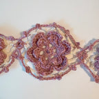 Écharpe d’été à motifs fleuris en lin, viscose et coton