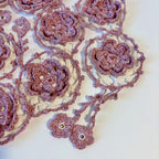 Écharpe d’été à motifs fleuris en lin, viscose et coton
