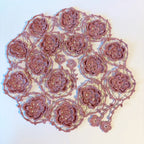 Écharpe d’été à motifs fleuris en lin, viscose et coton