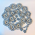 Écharpe d’été à motifs fleuris en lin, viscose et coton