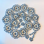 Écharpe d’été à motifs fleuris en lin, viscose et coton