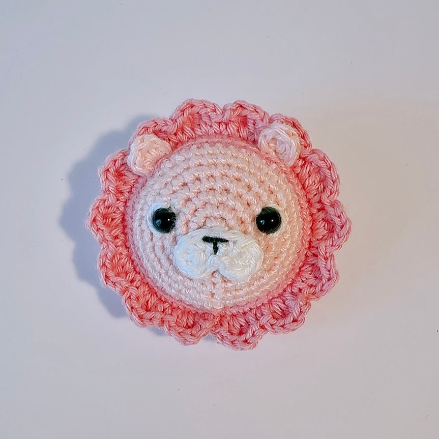 Élastique à cheveux animal au crochet fait main