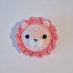 Élastique à cheveux animal au crochet fait main
