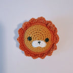 Élastique à cheveux animal au crochet fait main