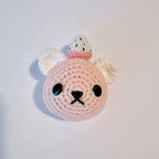 Élastique à cheveux animal au crochet fait main