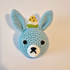 Élastique à cheveux animal au crochet fait main
