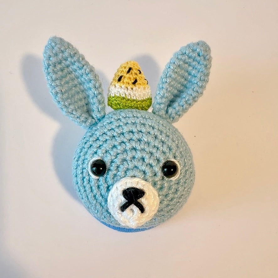 Élastique à cheveux animal au crochet fait main