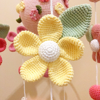 Mobile Bébé musical "Planète de fleurs"