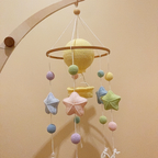 Mobile Bébé Montgolfière Musical Lumineux