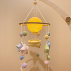 Mobile Bébé Montgolfière Musical Lumineux