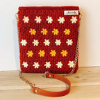 Sac bandoulière en motifs étoilés Fleurétoilée