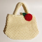 Sac en Crochet, doux comme la neige Fleurétoilée