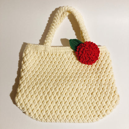 Sac en Crochet, doux comme la neige