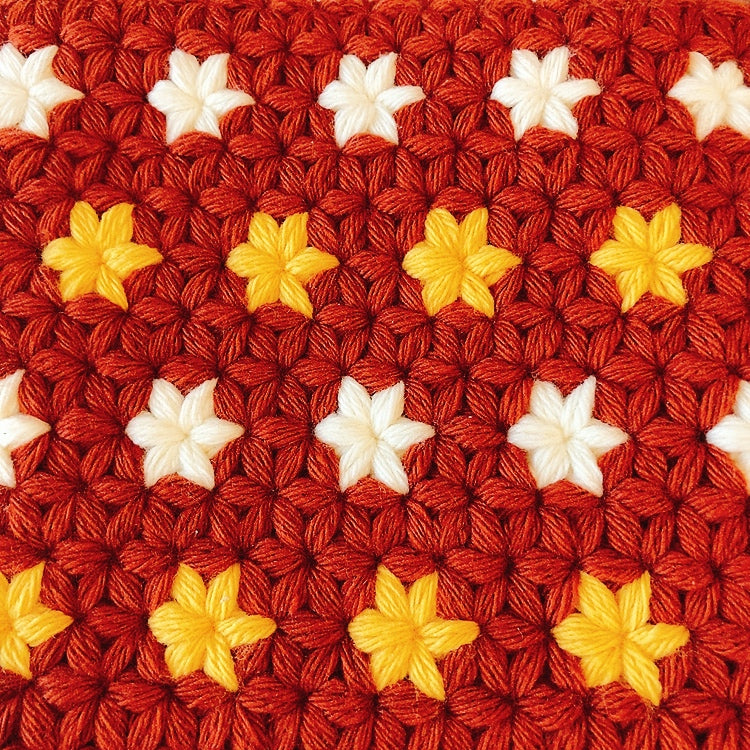 Sac bandoulière en motifs étoilés Fleurétoilée