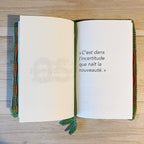 Protège livre 'Folie de couleurs' Fleurétoilée
