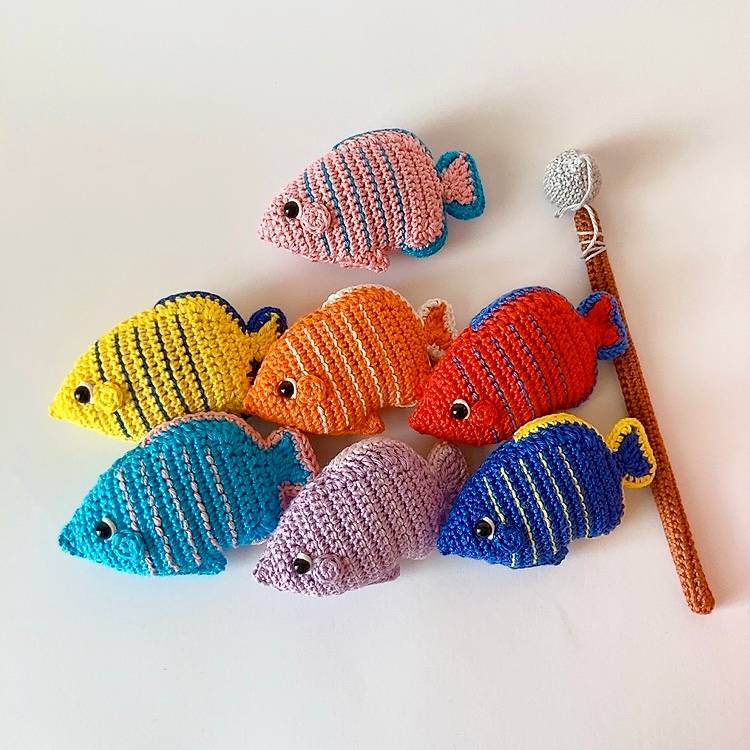 Jeu Attrape-Poissons en Crochet
