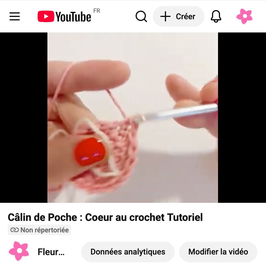 Kit Crochet Complet "Prêt-à-Offrir" : Câlin de Poche - Cœur