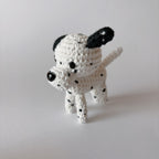 Mobile Bébé noir et blanc Évolutif "Les adorables Dalmatiens" - Crochet Fait Main