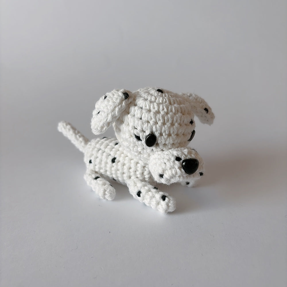 Mobile Bébé noir et blanc Évolutif "Les adorables Dalmatiens" - Crochet Fait Main
