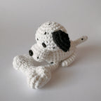 Mobile Bébé noir et blanc Évolutif "Les adorables Dalmatiens" - Crochet Fait Main