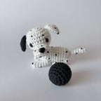 Mobile Bébé noir et blanc Évolutif "Les adorables Dalmatiens" - Crochet Fait Main