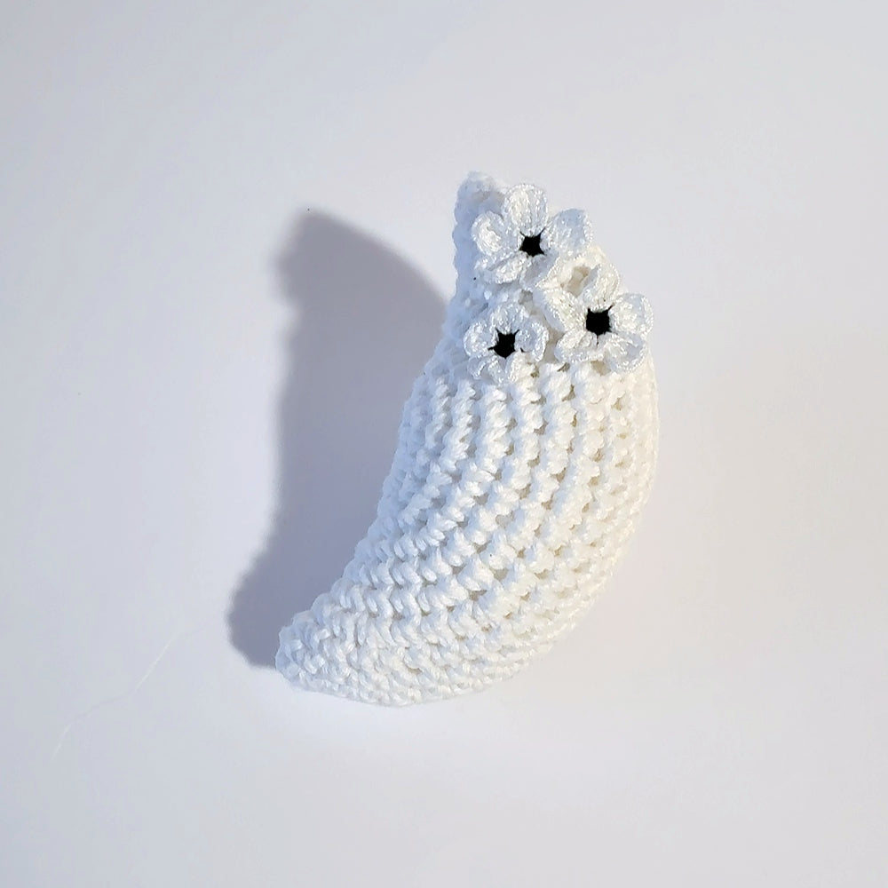 Mobile Bébé noir et blanc "Le Jardin Stellaire" – Crochet Fait Main