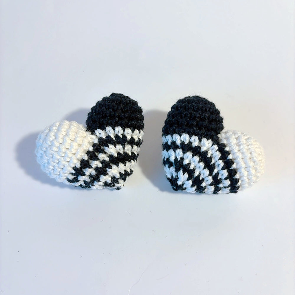 Mobile Bébé noir et blanc "Le Jardin Stellaire" – Crochet Fait Main