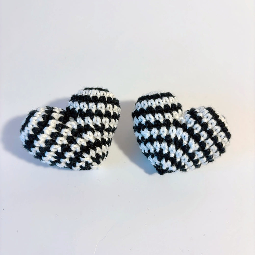 Mobile Bébé noir et blanc "Le Jardin Stellaire" – Crochet Fait Main