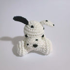 Mobile Bébé noir et blanc Évolutif "Les adorables Dalmatiens" V2 - Crochet Fait Main