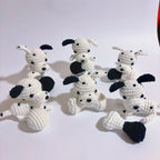 Mobile Bébé noir et blanc Évolutif "Les adorables Dalmatiens" V2 - Crochet Fait Main