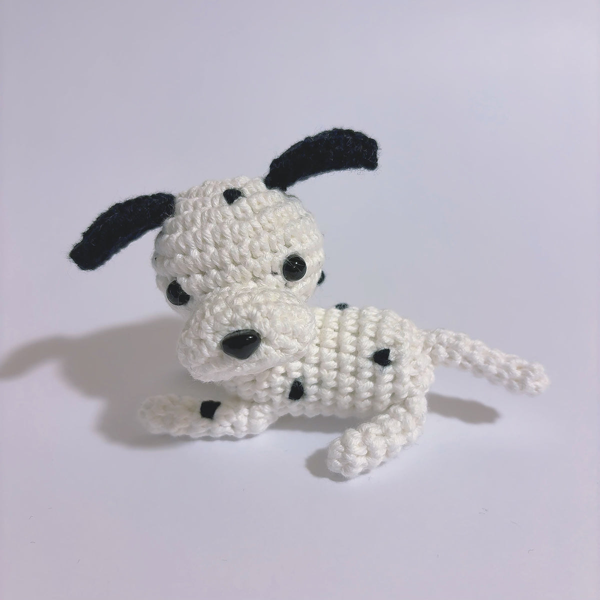 Mobile Bébé noir et blanc Évolutif "Les adorables Dalmatiens" V2 - Crochet Fait Main