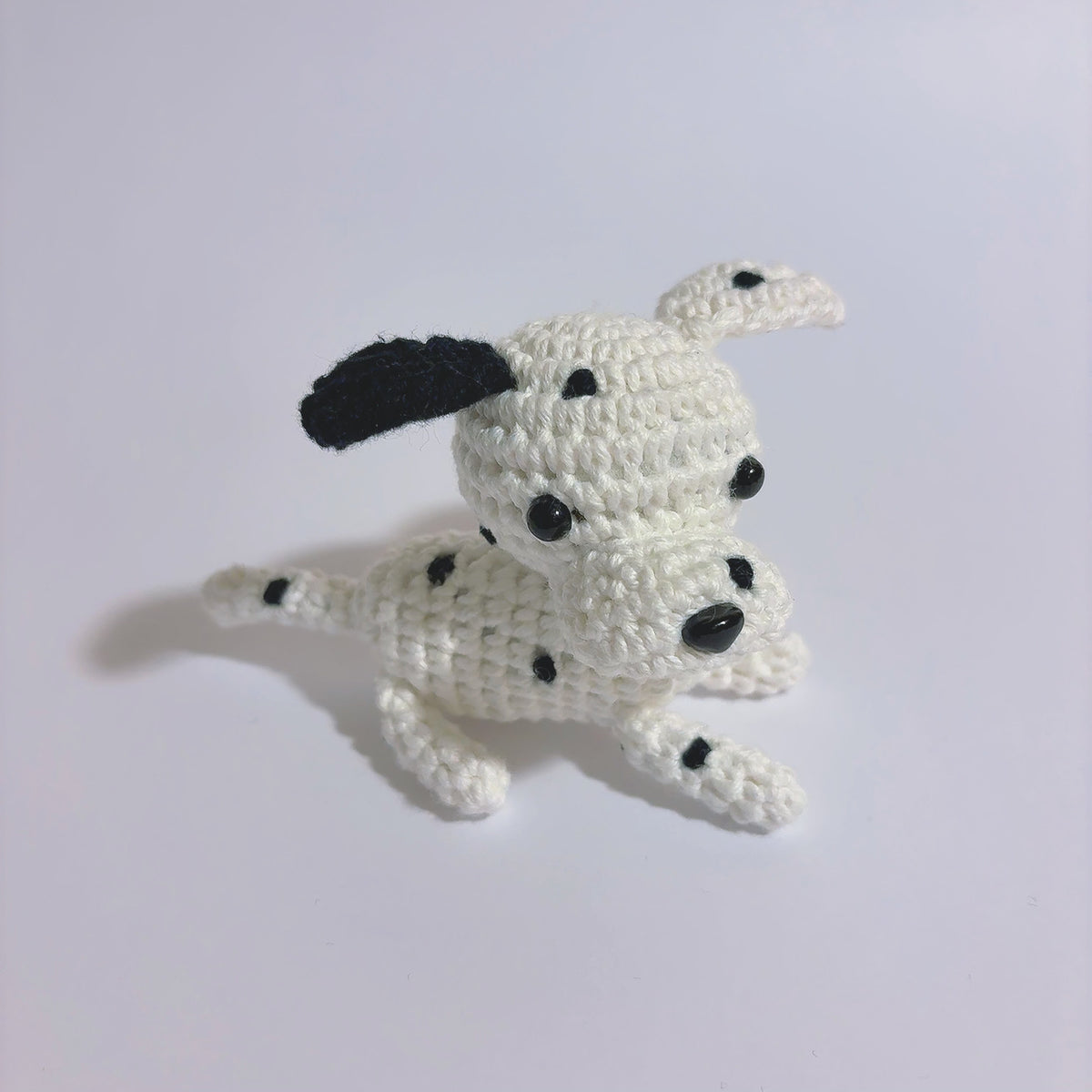 Mobile Bébé noir et blanc Évolutif "Les adorables Dalmatiens" V2 - Crochet Fait Main