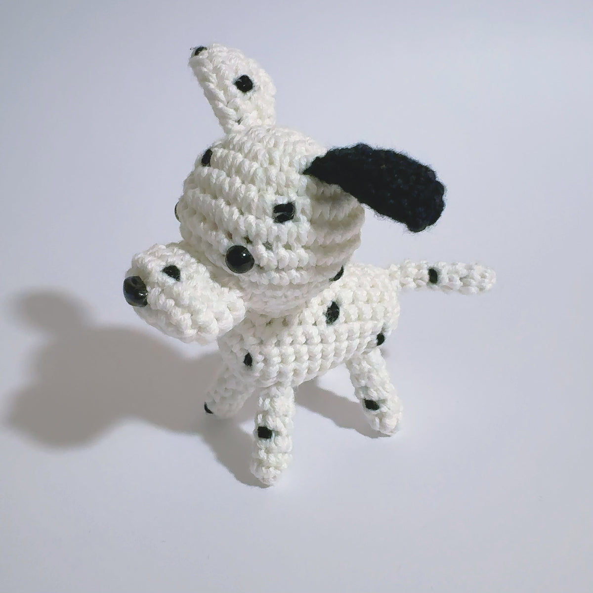 Mobile Bébé noir et blanc Évolutif "Les adorables Dalmatiens" V2 - Crochet Fait Main