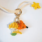 Porte-Clés Le Petit Prince et Renard - Crochet Amigurumi Fait Main