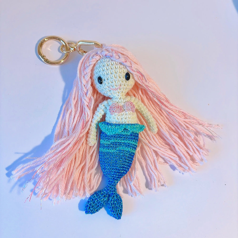Charme de Sac : Mini Sirène – Amigurumi au Crochet