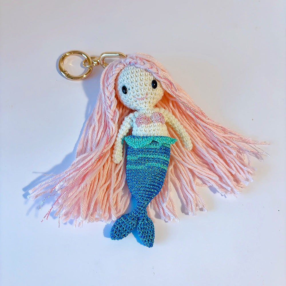 Charme de Sac : Mini Sirène – Amigurumi au Crochet