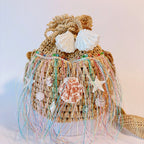 Sac d'été : Sirène - Sac en raphia au crochet