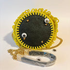 Sac Fluffy Crochet "Monstre Mignon" - Vert Anis