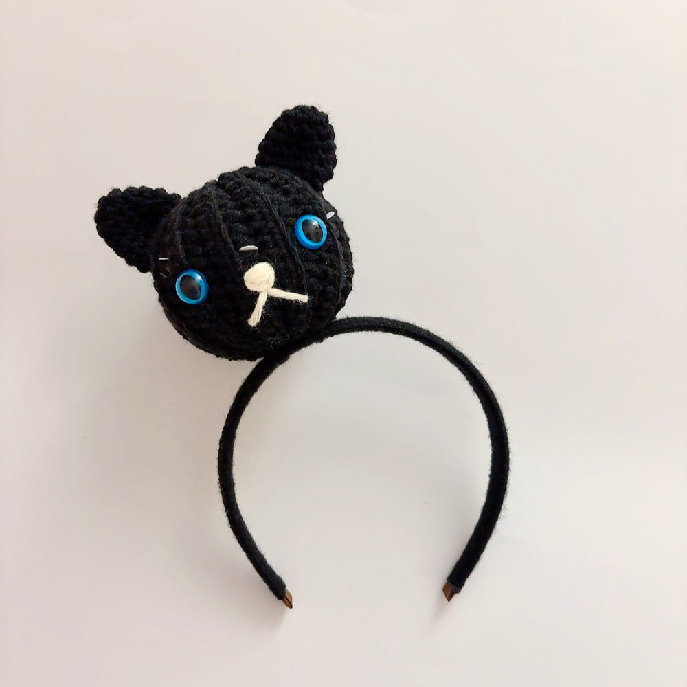 Serre-Tête Crochet Lumineux "Citrouille Souriante"