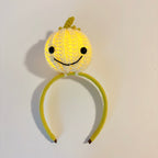 Serre-Tête Crochet Lumineux "Citrouille Souriante"