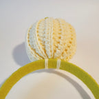 Serre-Tête Crochet Lumineux "Citrouille Souriante"