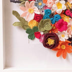 Tableau "Cœur de Flore" – Jardin Suspendu au Crochet