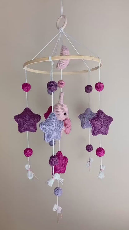 Mobile Bébé(Enfant) : Rêve des étoiles violettes